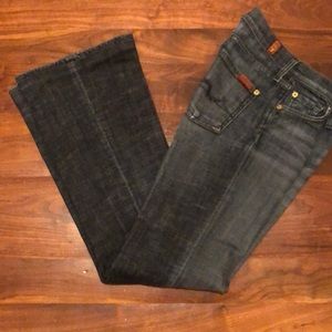 7 For All Mankind flare leg jeans